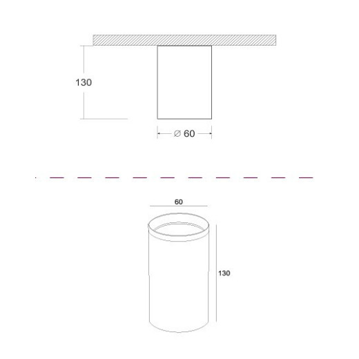 Накладной светильник Maytoni Focus Design C036CL-01B