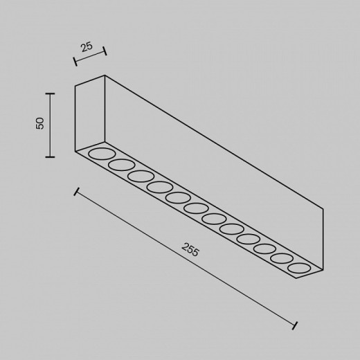 Накладной светильник Maytoni Points C066CL-20W3-6K-W