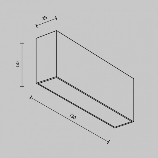 Накладной светильник Maytoni Basis C068CL-12W3-6K-B