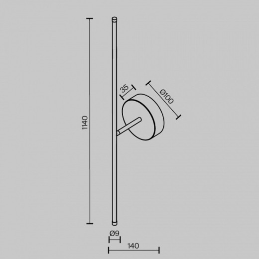 Бра Maytoni Elegant C084WL-L18BS2.7K