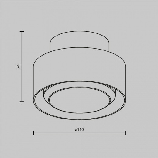 Накладной светильник Maytoni Space C092CL-GX53-W