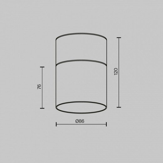 Накладной светильник Maytoni Glory C094CL-GX53-BS