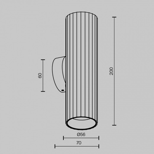 Бра Maytoni Calipso C106WL-02-GU10-BS