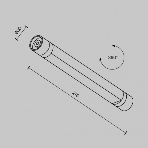 Модульный светильник Maytoni Basis C147CL-L300-6W3K-B