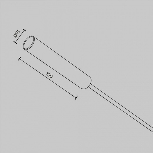 Заглушка для модуля Maytoni Accessories for system Axity CA003EC-B