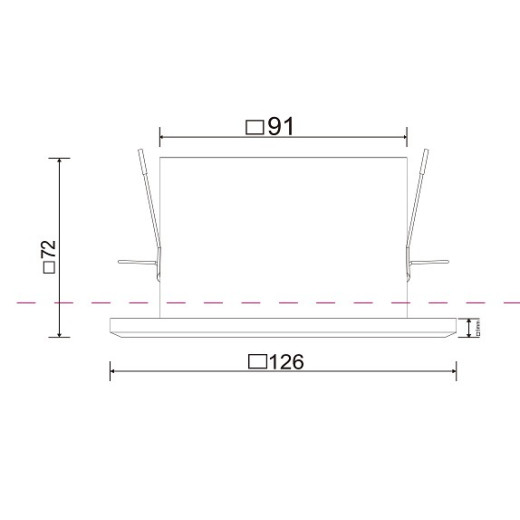 Встраиваемый светильник Maytoni Metal Modern DL008-2-01-S