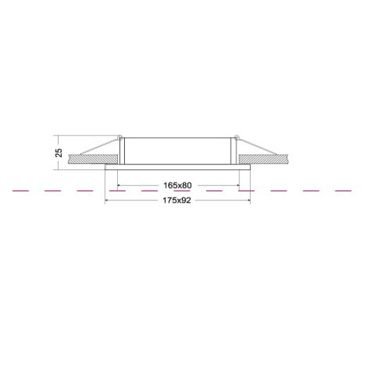 Встраиваемый светильник Maytoni Atom DL024-2-02S