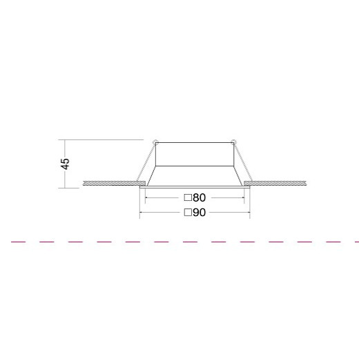 Встраиваемый светильник Maytoni Dot DL029-2-01W