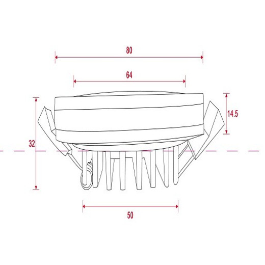 Встраиваемый светильник Maytoni Phanton DL2001-L7W