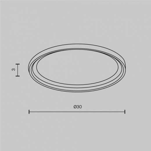Кольцо декоративное Maytoni  DLA110-B
