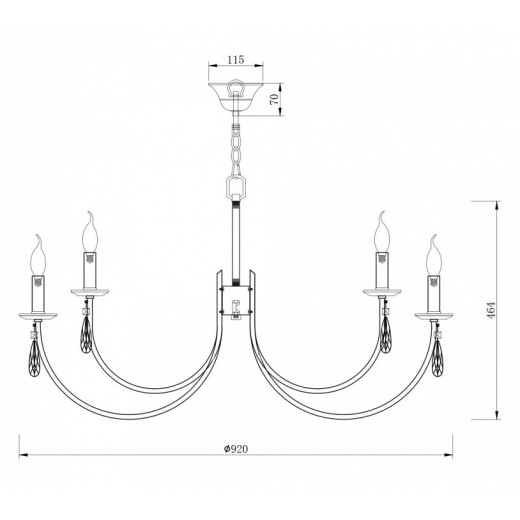 Подвесная люстра Freya Forte FR1006PL-12N