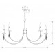 Подвесная люстра Freya Forte FR1006PL-12N