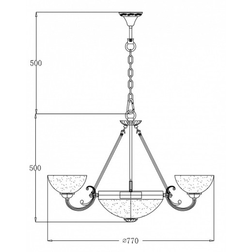 Потолочная люстра Freya Herbert FR2012-PL-06-BZ