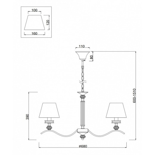 Подвесная люстра Freya Alessandra FR2016PL-05BZ