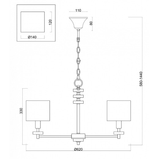 Подвесная люстра Freya Tiana FR5015PL-05G