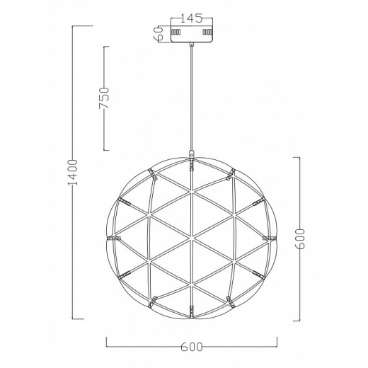 Подвесной светильник Freya Amber FR5099PL-L45CH