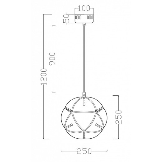 Подвесной светильник Freya Amber FR5099PL-L6CH