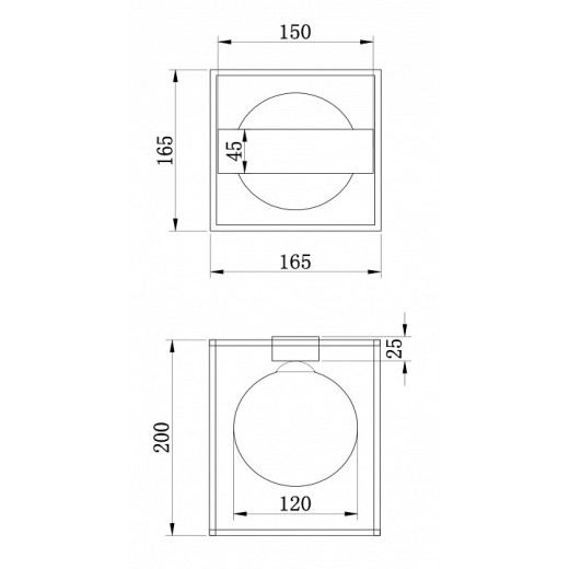 Накладной светильник Freya Trinity FR5113CL-01G