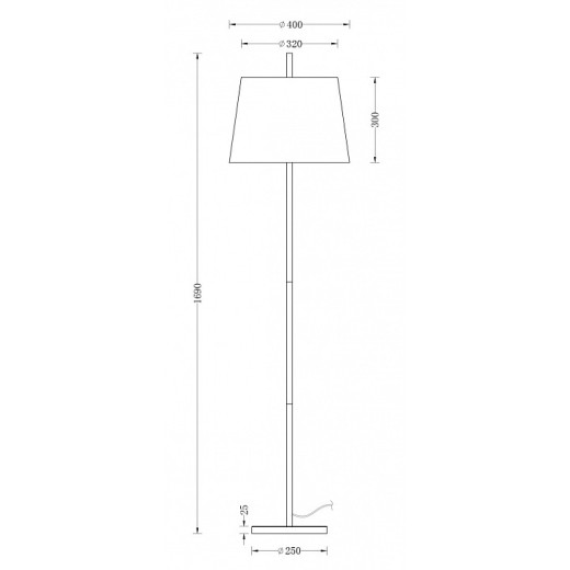 Торшер Freya Sandy FR5118FL-01BS