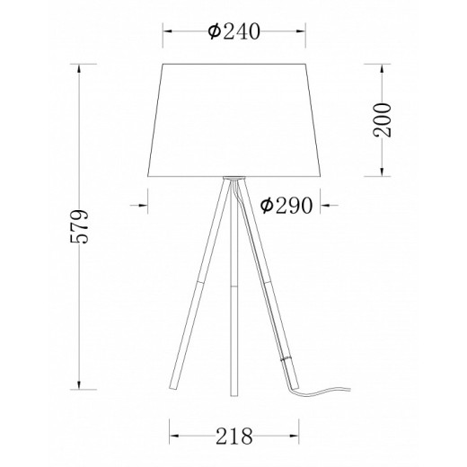 Настольная лампа декоративная Freya Sandy FR5118TL-01BS
