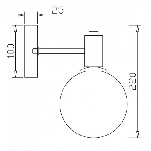 Бра Freya Globo FR5175WL-01BS