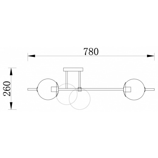Люстра на штанге Freya Damask FR5205PL-06BS