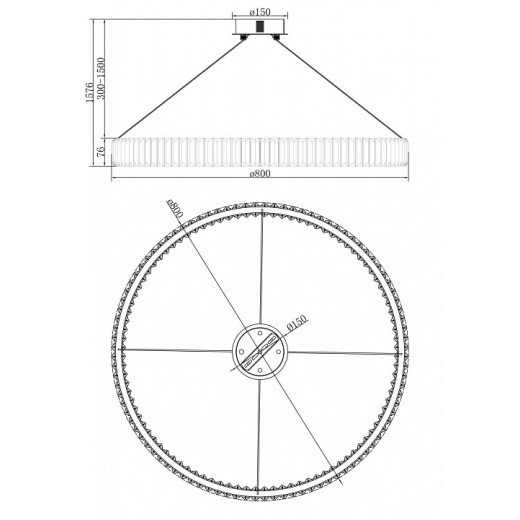 Подвесной светильник Freya Tier FR5257PL-L32CH