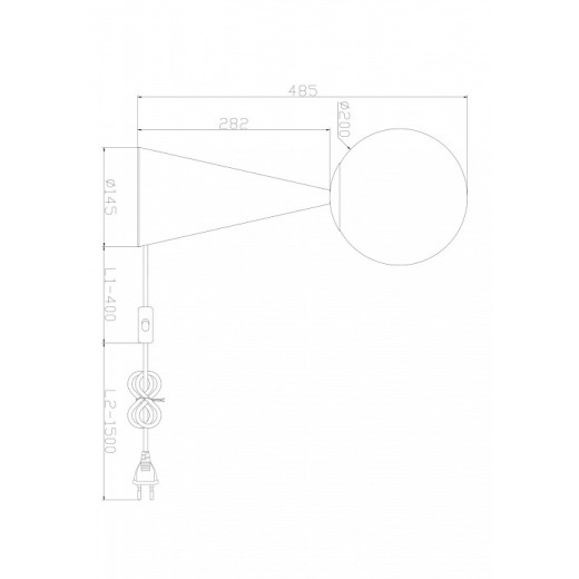 Настольная лампа декоративная Freya Glow FR5289TL-01BS