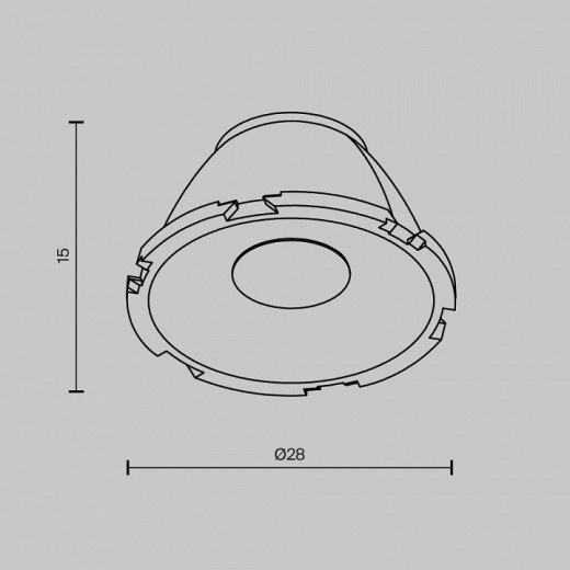 Линза Maytoni Accessories LensCD28-24