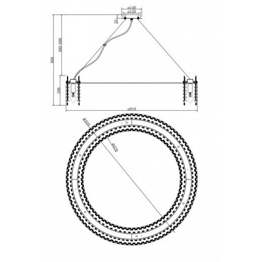 Подвесной светильник Maytoni Rocio MOD036PL-18N