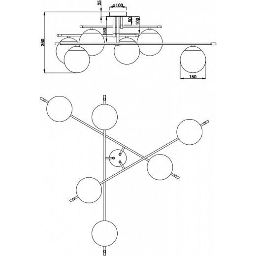 Накладной светильник Maytoni Nostalgia MOD048CL-06G