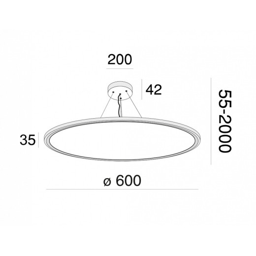Подвесной светильник Maytoni Cosmos MOD057PL-L54W4K