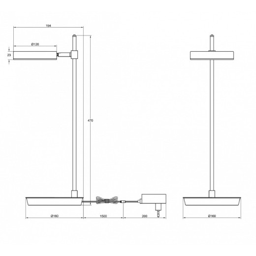 Настольная лампа декоративная Maytoni Fad MOD070TL-L8W3K