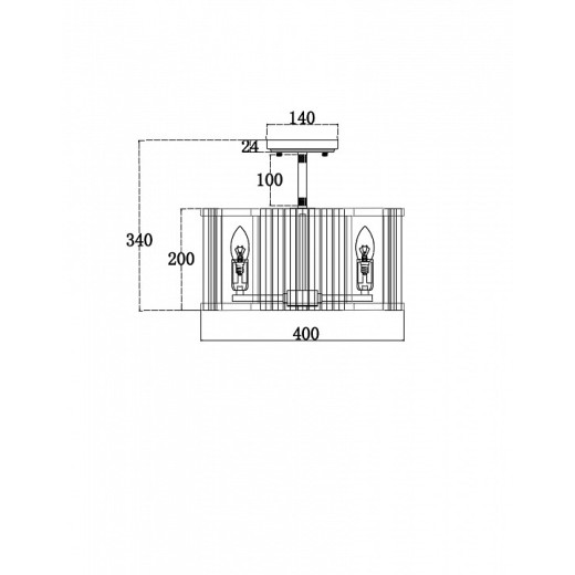 Светильник на штанге Maytoni Solar MOD087CL-04G