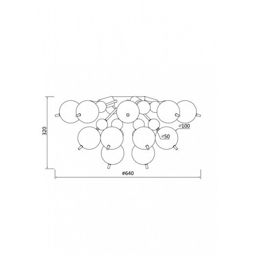Потолочная люстра Maytoni Bolla MOD133CL-04CH