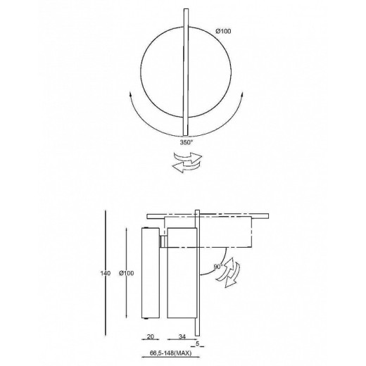Бра Maytoni Nuance MOD180WL-L4W3K