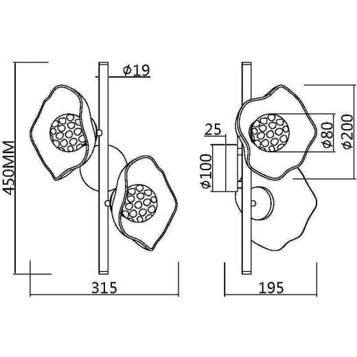 Бра Maytoni Miracle MOD207WL-02BS