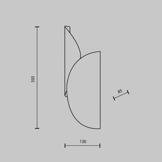 Накладной светильник Maytoni Organic MOD225WL-02B1