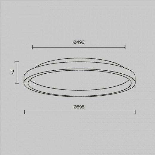 Накладной светильник Maytoni Orign MOD311CL-L40B3K