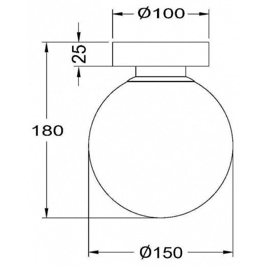 Накладной светильник Maytoni Basic form MOD321WL-01W