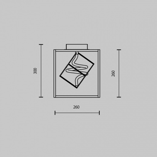 Накладной светильник Maytoni Membrane MOD345CL-L9BS3K