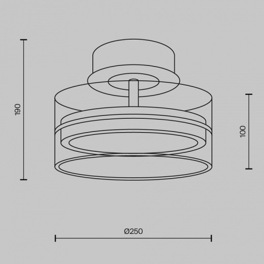 Светильник на штанге Maytoni Dress code MOD348CL-L18BBS3K