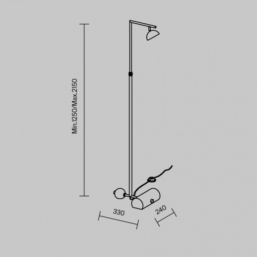 Торшер Maytoni Pikant MOD372FL-L10BS3K