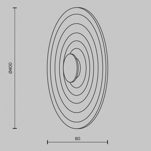 Накладной светильник Maytoni Nami MOD400WL-L5W3K