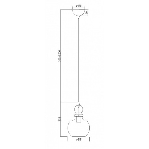 Подвесной светильник Maytoni Tone P003PL-01BZ