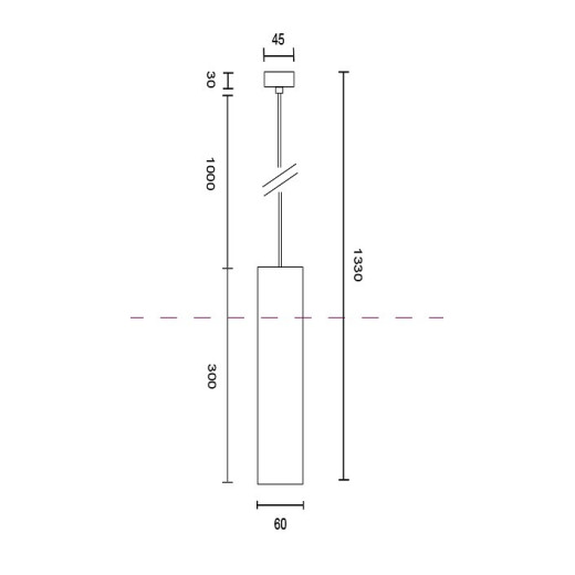 Подвесной светильник Maytoni Focus P075PL-01W