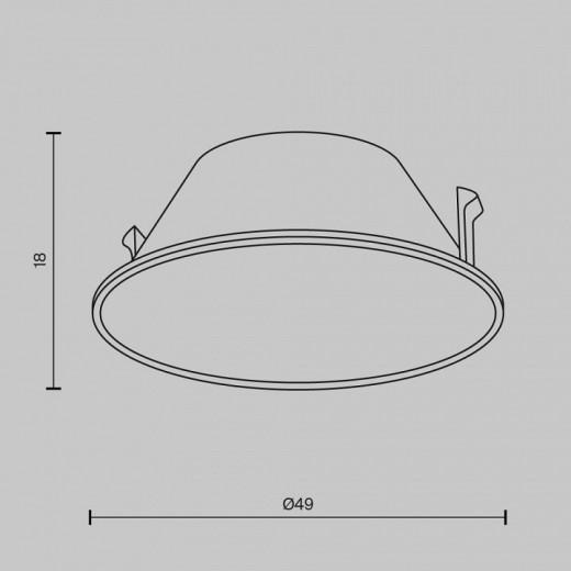 Кольцо декоративное Maytoni Wise Ring057-7-B