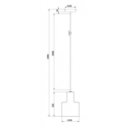 Подвесной светильник Maytoni Broni T439-PL-01-GR