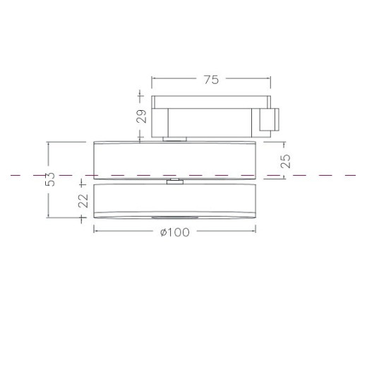 Накладной светильник Maytoni Track TR006-1-12W3K-B