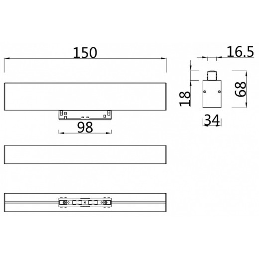 Накладной светильник Maytoni BASIS TR012-2-7W3K-W